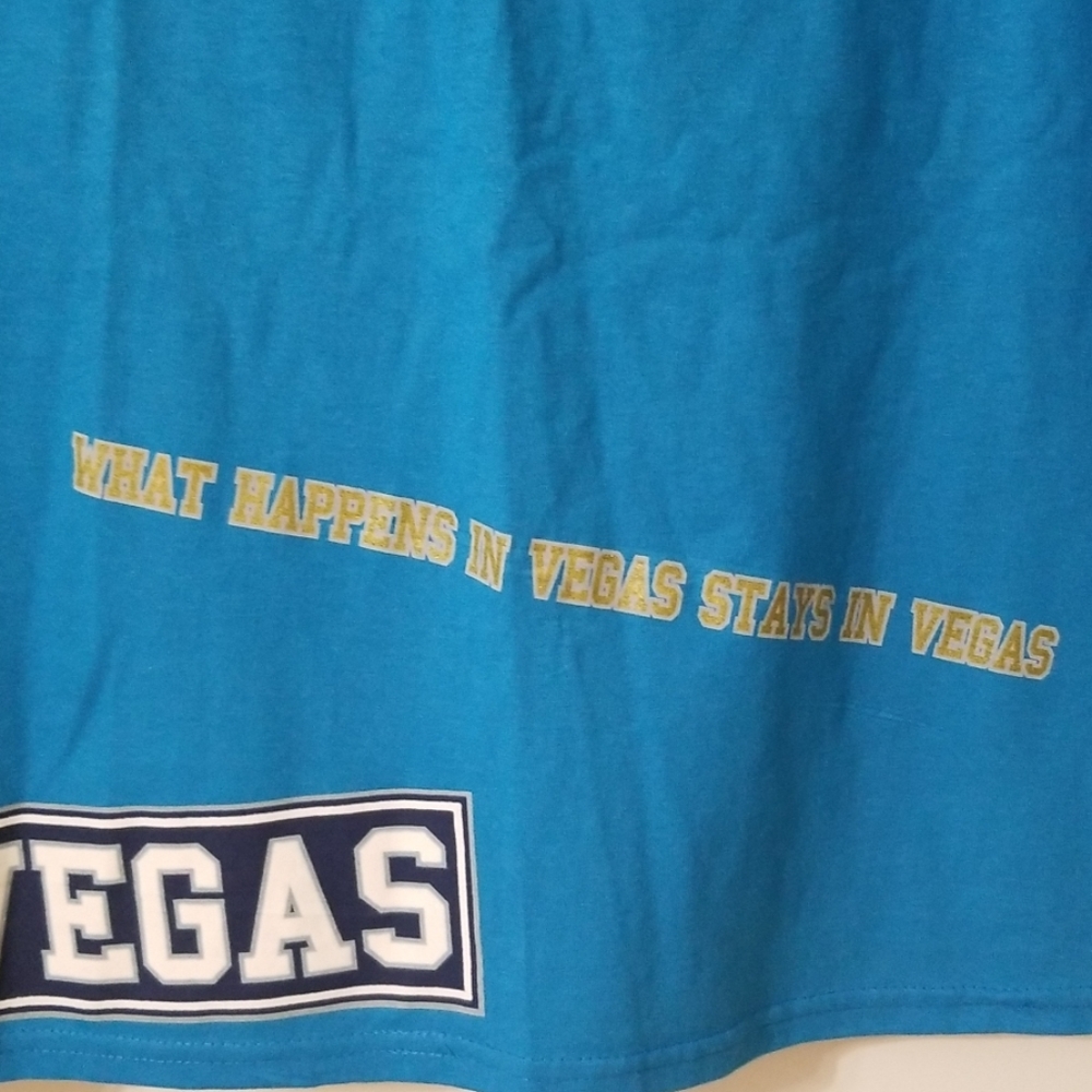 Blue T-shirt Las Vegas size XL - Picture 5 of 6